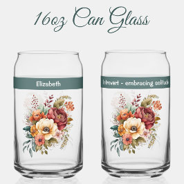 Individuelle Name introvertierte Einsamkeit Blume  Dosenglas