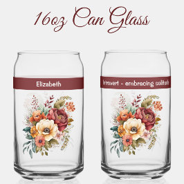 Individuelle Name Introvertierte Einsamkeit Blume  Dosenglas