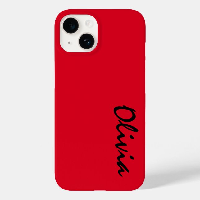 Individuelle Name iPhone 14 Fall Case-Mate iPhone 14 Hülle (Rückseite)