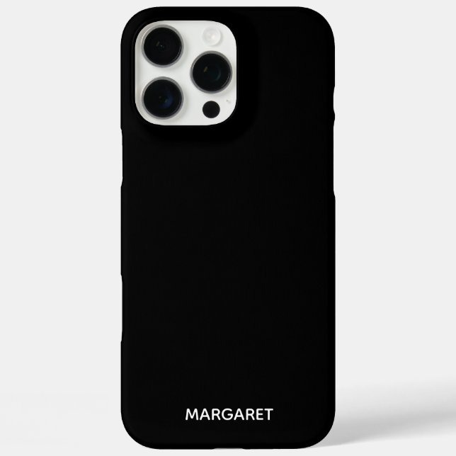 individuelle Name iPhone 16 pro max. Gehäuse Max Hülle (Rückseite)
