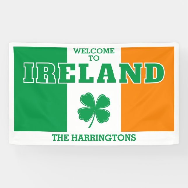 Individuelle Name Irland Banner (Horizontal)