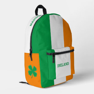 Individuelle Name Irland Bedruckter Rucksack
