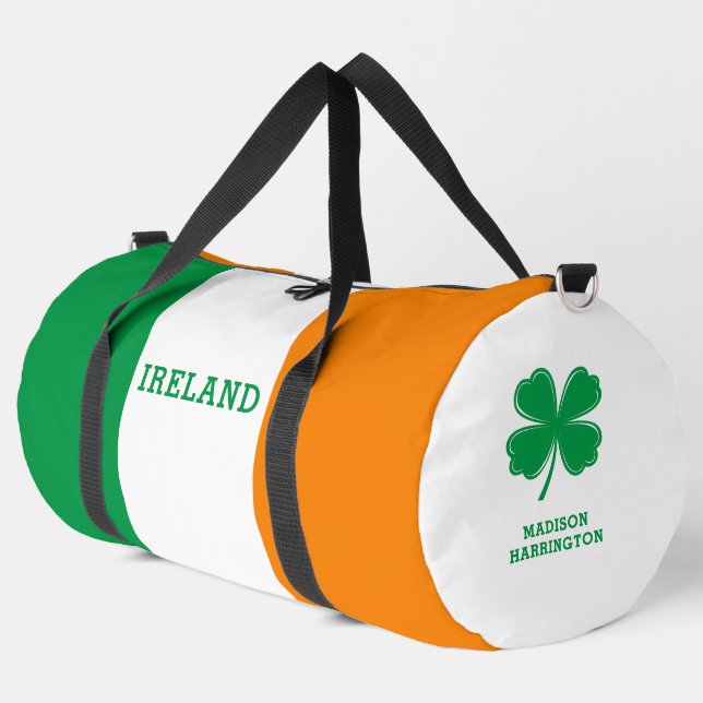 Individuelle Name Irland Duffle Bag (Linke Ecke)