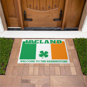 Individuelle Name Irland Fußmatte