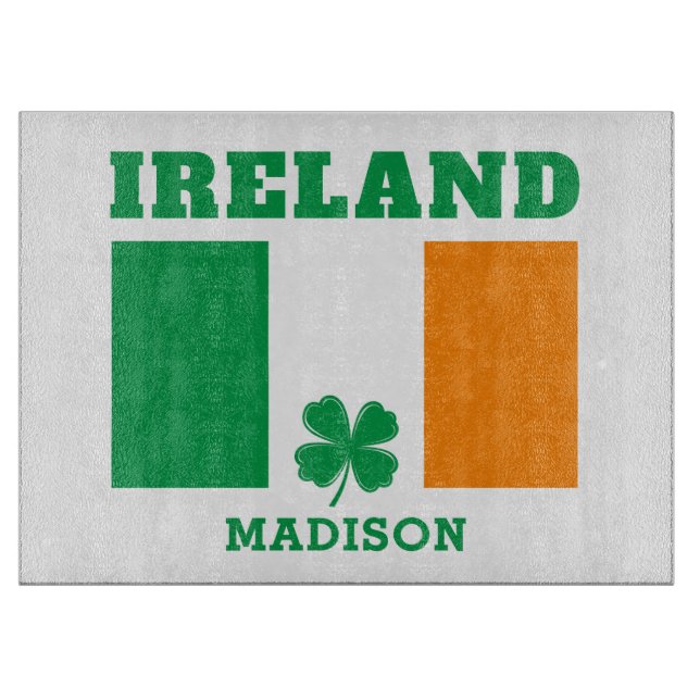 Individuelle Name Irland Schneidebrett (Vorderseite)