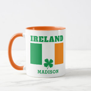 Individuelle Name Irland Tasse