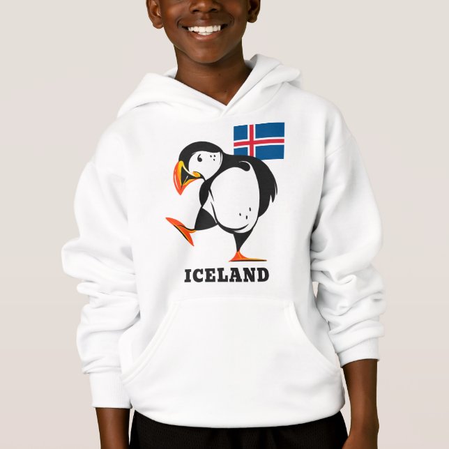 Individuelle Name Island Hoodie (Vorderseite)