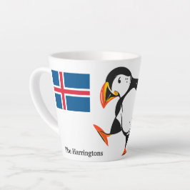 Individuelle Name Island Milchtasse