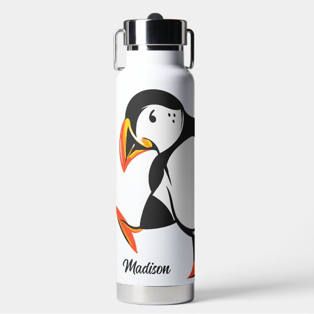 Individuelle Name Island Trinkflasche (Vorderseite)