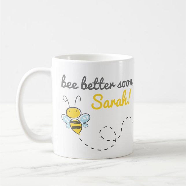 *Individuelle Name* ist bald besser! Niedliche Woh Kaffeetasse (Links)