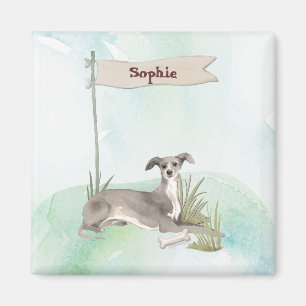 Individuelle Name Italienischer Grauhund Hund Magnet