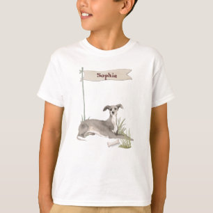 Individuelle Name Italienischer Grauhund Hund T-Shirt