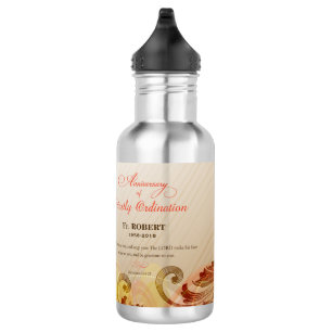 Individuelle Name & Jahr, 60. Priesterliche Ordina Edelstahlflasche