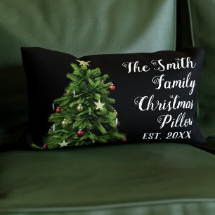 Individuelle Name Jahr Est Weihnachtsfeiertag Lendenkissen