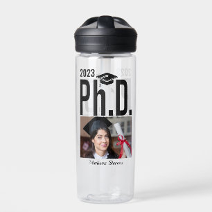 Individuelle Name, Jahr und Foto Trinkflasche