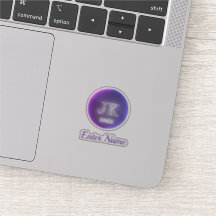 Individuelle Name JK 2022 Logo Tiny Clear Vinyl St