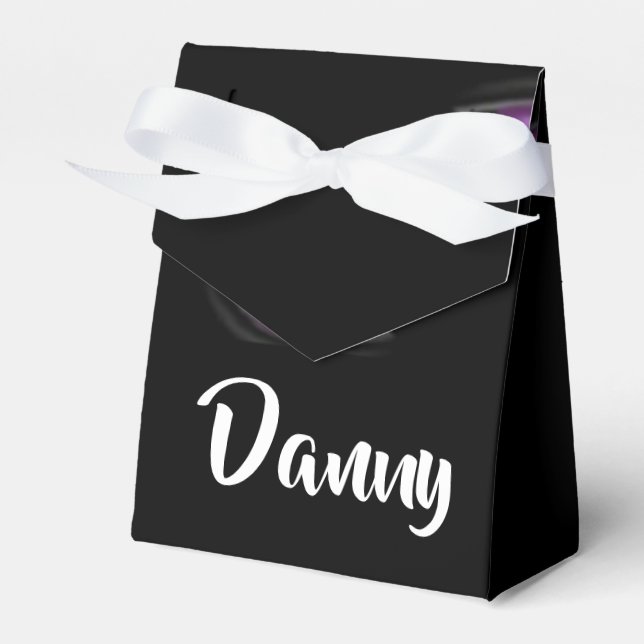 Individuelle Name Katzenaugen Geschenkschachtel (Vorderseite)