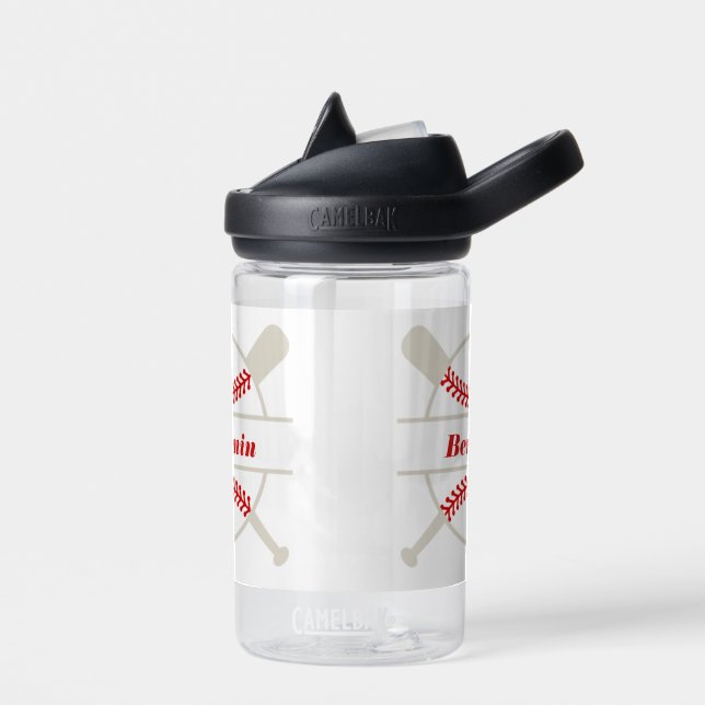 Individuelle Name Kids Baseball Sportschule Trinkflasche (Links)