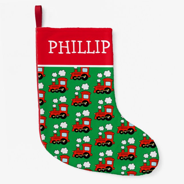 Individuelle Name-Kinderrottschuh trainiert niedli Kleiner Weihnachtsstrumpf (Vorderseite)