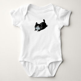 INDIVIDUELLE NAME KITTEN TRAUMFANG MASK BABY BODYS STRAMPLER