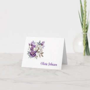 Individuelle Name Klappende Mitteilungskarten