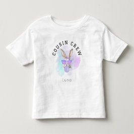 Individuelle Name Kleinkind Cousin Crew Osterfamil T-shirt