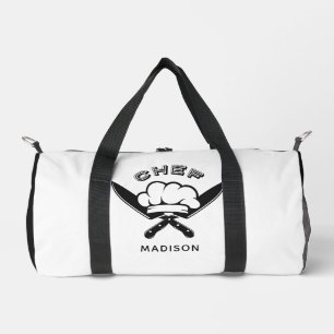 Individuelle Name-Koch-Logo Duffle Bag