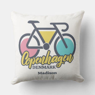 Individuelle Name Kopenhagen Dänemark Kissen