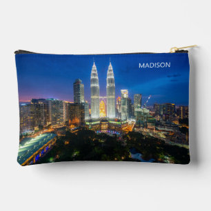 Individuelle Name Kuala Lumpur Malaysia Zubehörtasche
