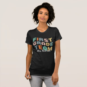 Individuelle Name Lehrer/Student/Erste Klasse Team T-Shirt