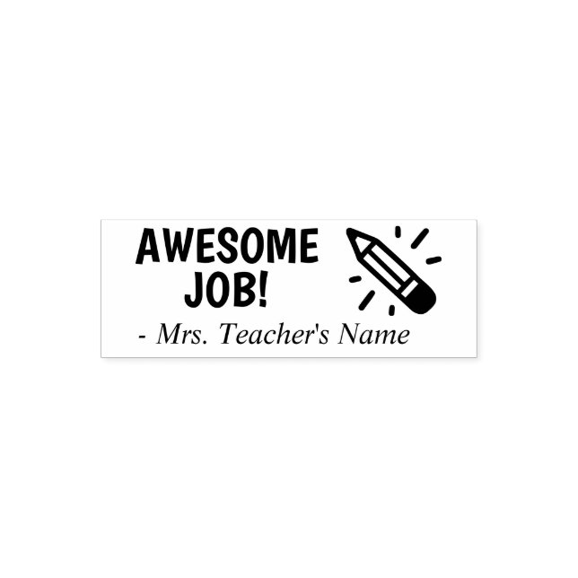 Individuelle Name LehrerInnen-Briefmarke Permastempel (Design)