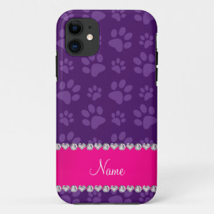 Individuelle Name lila Hundepulver druckt rosa Str title_seo2