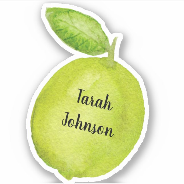 Individuelle Name Limoner Obstaufkleber Aufkleber (Vorderseite)