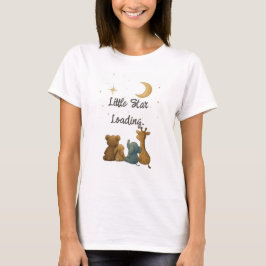 Individuelle Name "Little Star Loading" Mama zu se T-Shirt