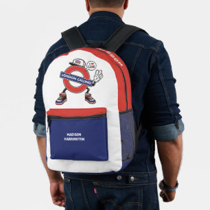 Individuelle Name London Anruf Bedruckter Rucksack