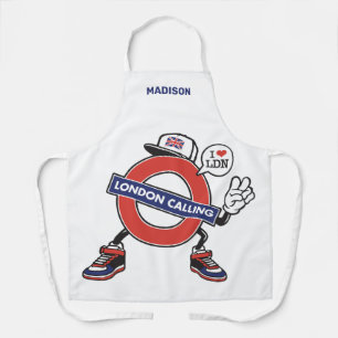 Individuelle Name London Anruf Schürze
