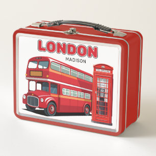 Individuelle Name London England Metall Brotdose