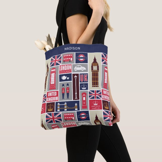 Individuelle Name London UK Icons Tasche (Von Nahem)