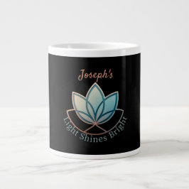 Individuelle Name Lotus - [NAME] Shines hell Jumbo-Tasse