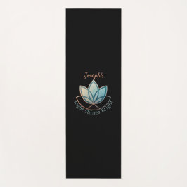 Individuelle Name Lotus Yoga Mat- [NAME] Shines he Yogamatte