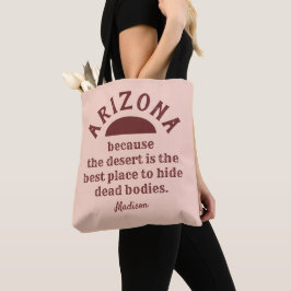 Individuelle Name lustige ARIZONA-Taschen Tasche