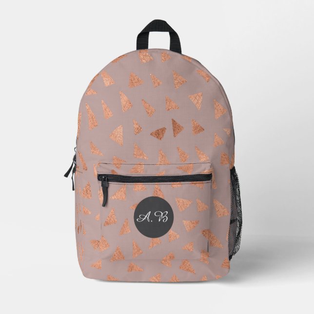 Individuelle Name Luxus-Muster Drucksäge Nähtasche Bedruckter Rucksack (Vorderseite)