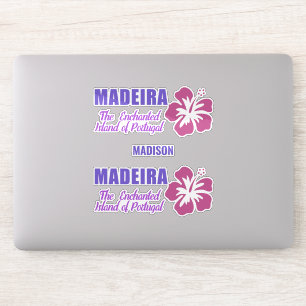 Individuelle Name Madeira Aufkleber