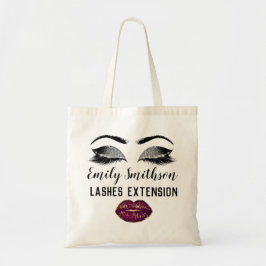 Individuelle Name Makeup Artist Kiss Eyelashes Tragetasche