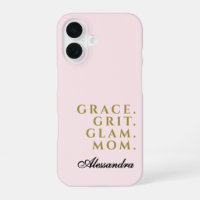 Individuelle Name Mama Zitat Pastell Rosa Gold Min