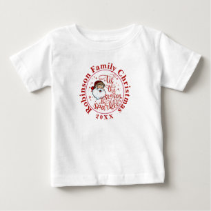 Individuelle Name Matching Family Weihnachten Weih Baby T-shirt