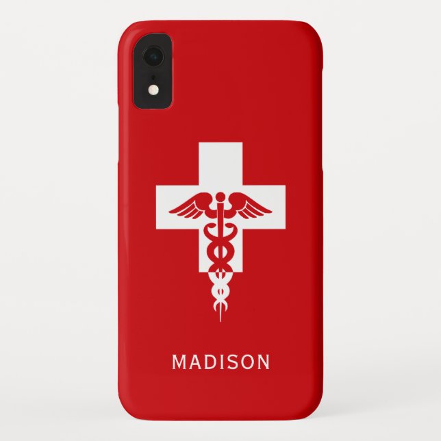 Individuelle Name Medizinische Berufliche Telefonf Case-Mate iPhone Hülle (Rückseite)