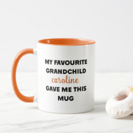Individuelle Name, mein Lieblingskind gab mir das Tasse