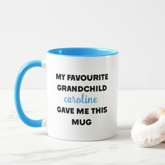 Individuelle Name, mein Lieblingskind gab mir das Tasse (Mit Donut)
