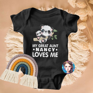 Individuelle Name Meine große Tante Lieben Niedlic Baby Strampler